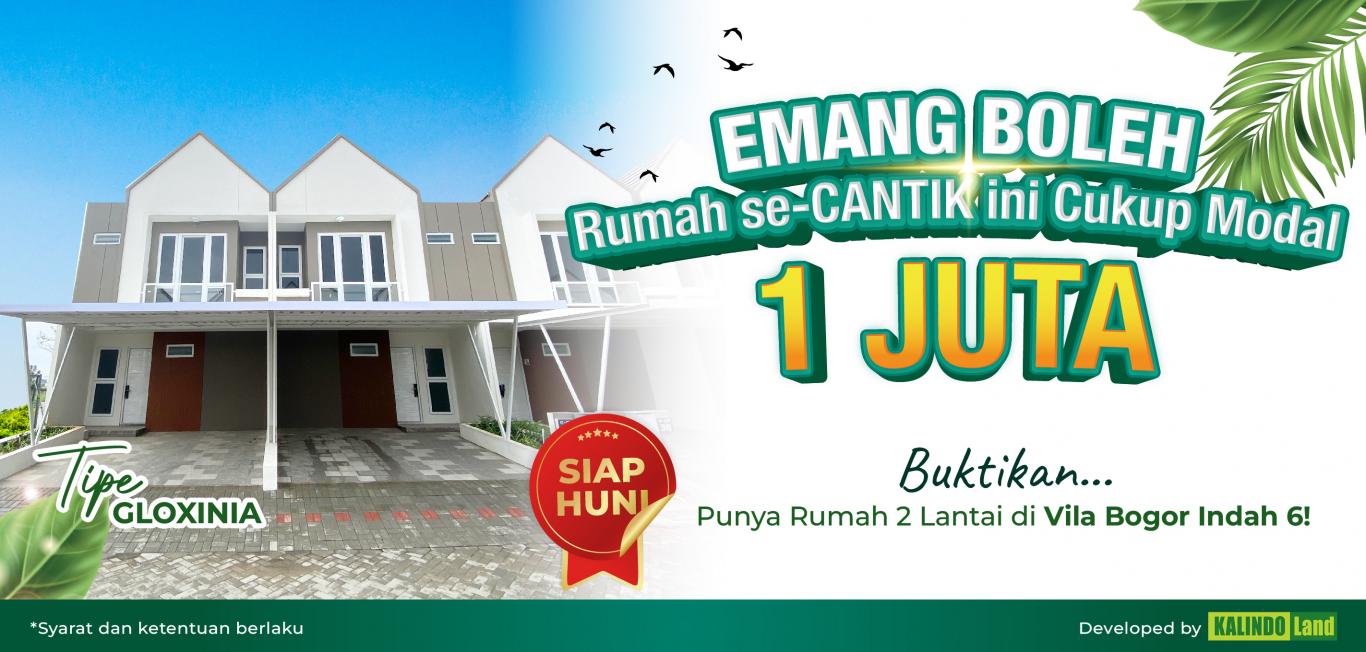 Villa Bogor indah. DP Mulai 10 Jutaan